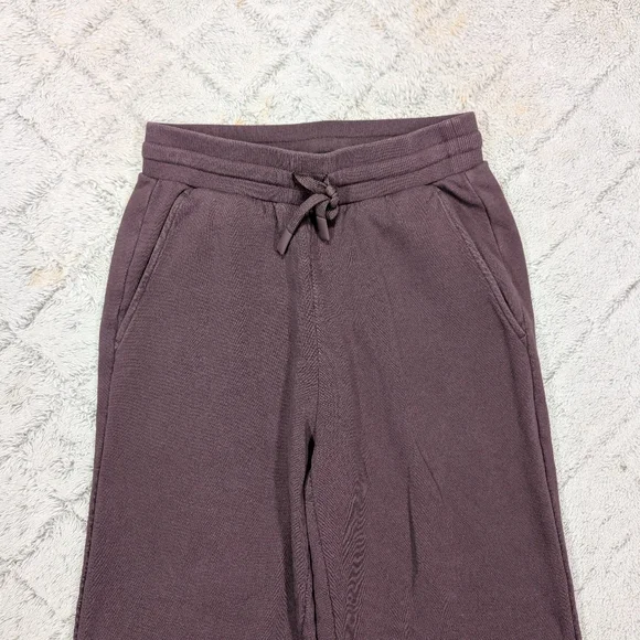 Cozy Earth Sweatpants Womens XS Purple Fig Chelsea Cotton French Terry Lounge - Picture 2 of 8